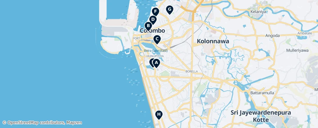 Map of Colombo