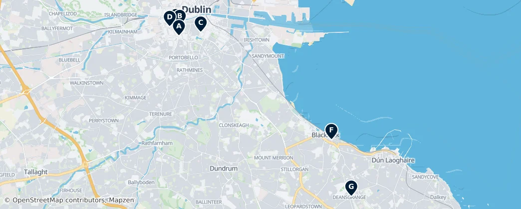 Map of County Dublin