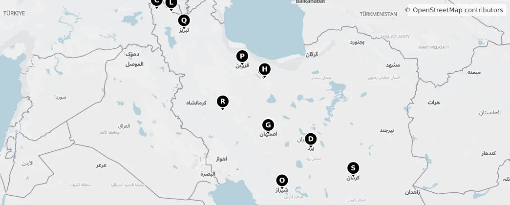 Map of Iran