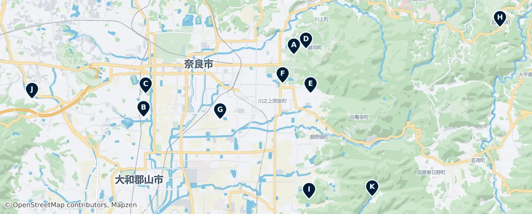 Map of Nara