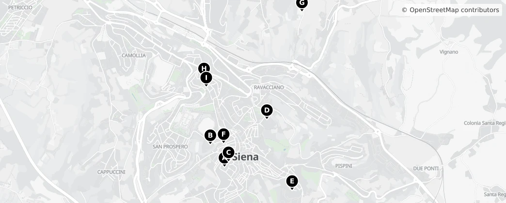 Map of Siena