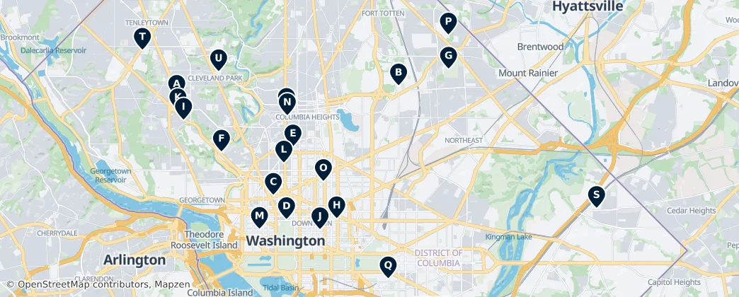 Map of Washington