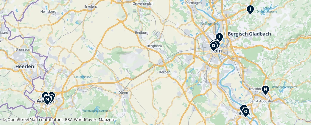 Map of Cologne