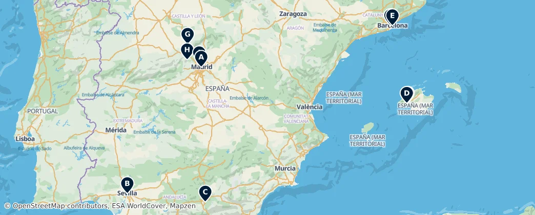 Map of Spain