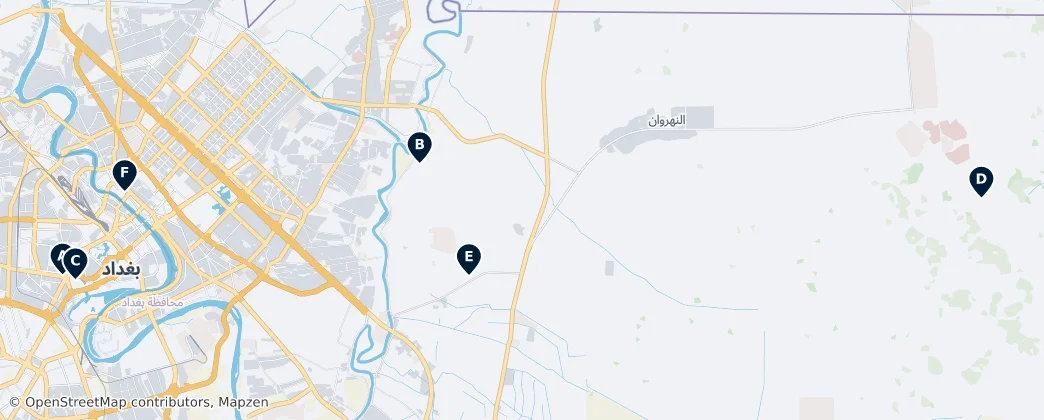 Map of Багдад