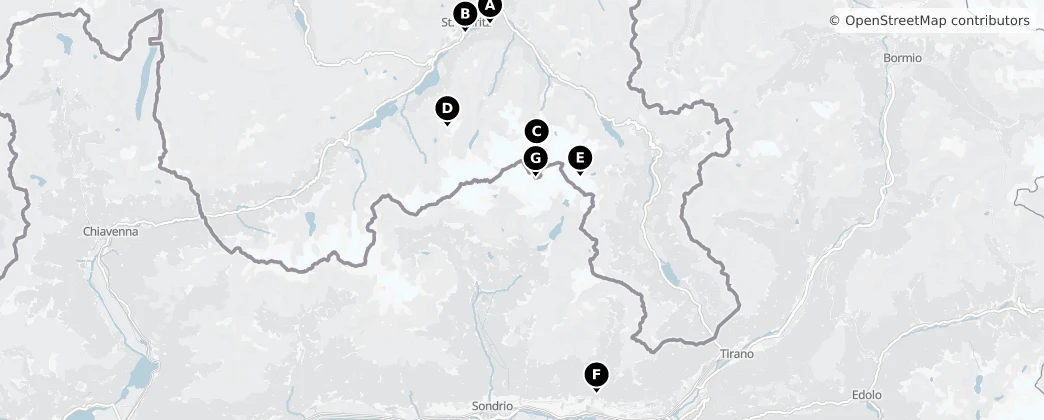 Map of Бернина