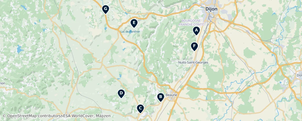 Map of Бон
