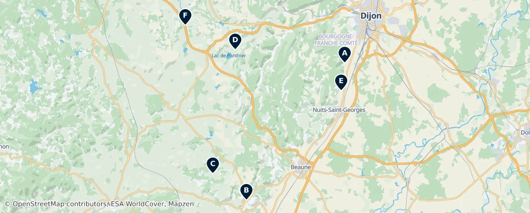Map of Бон