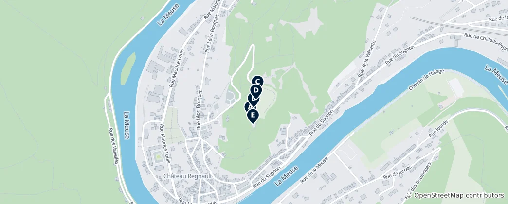 Map of Боньи-сюр-Мёз