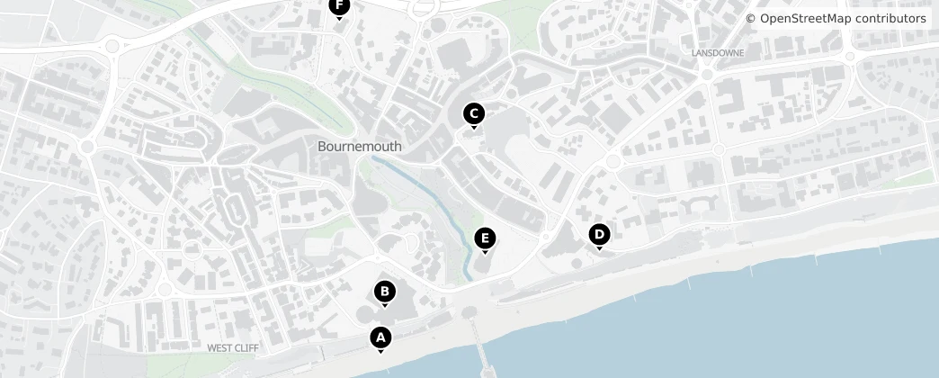 Map of Борнмут