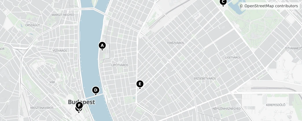 Map of Будапешт