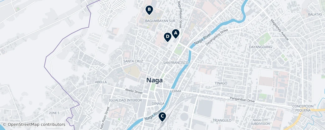 Map of Camaligan