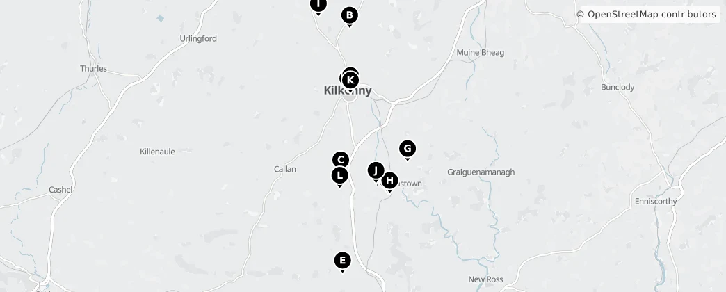 Map of Килкенни