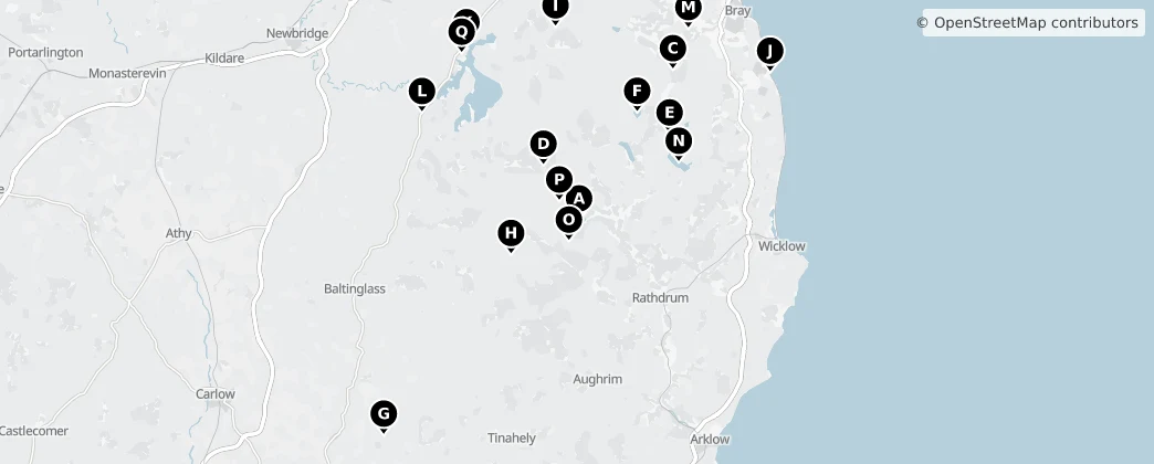 Map of Уиклоу