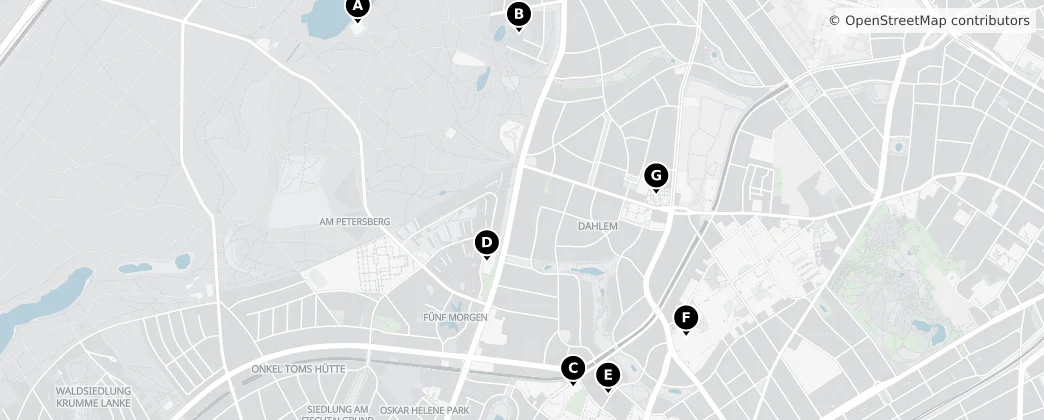 Map of Далем