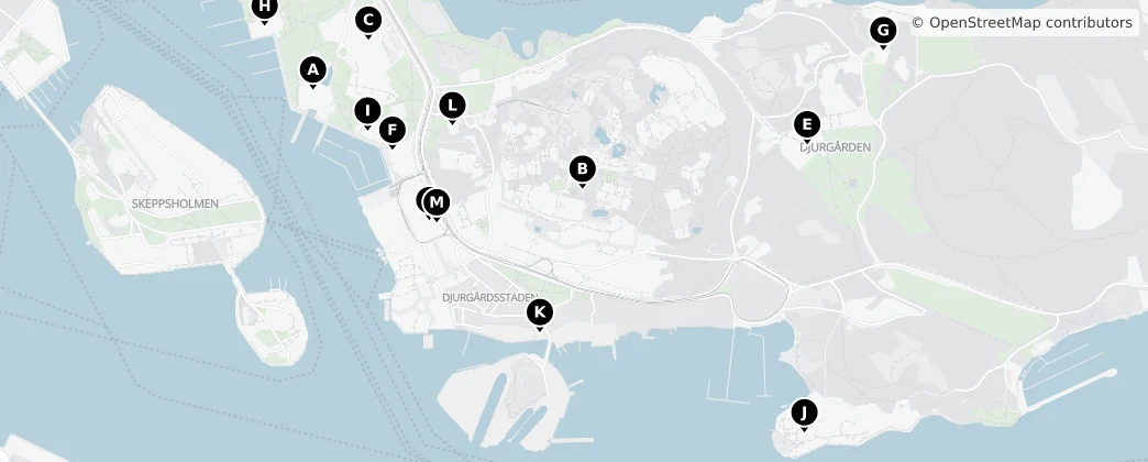 Map of Юргорден