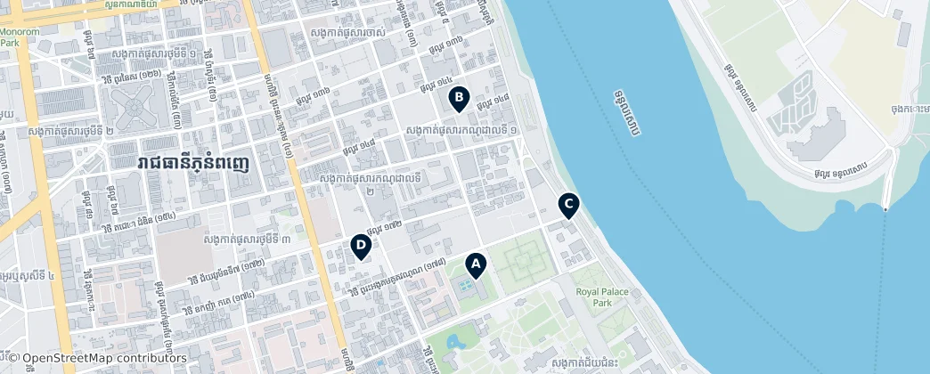 Map of Sangkat Phsar Kandal Ti Muoy
