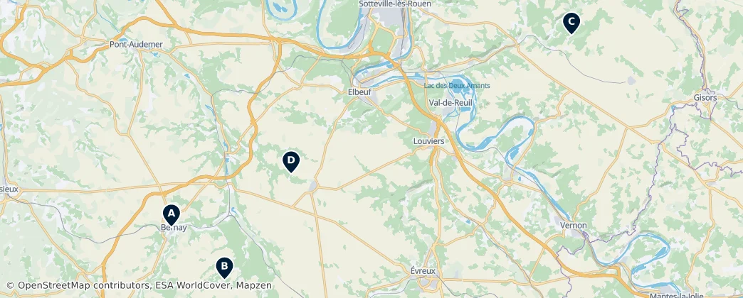 Map of Эр