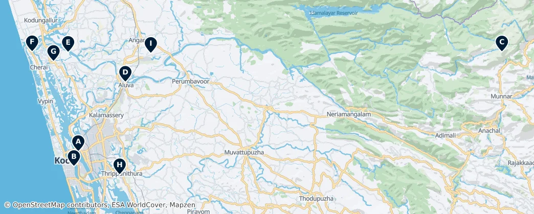 Map of Эрнакулам