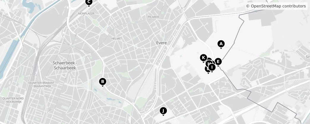 Map of Эвере