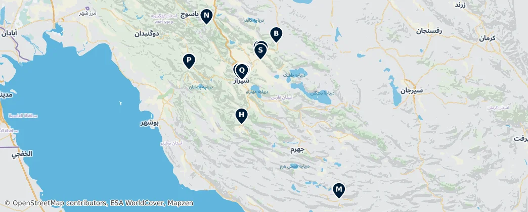 Map of Фарс
