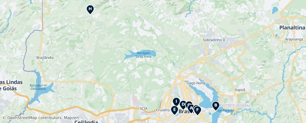 Map of Федеральный округ