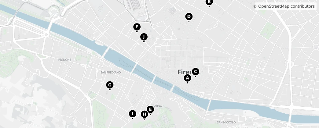 Map of Флоренция