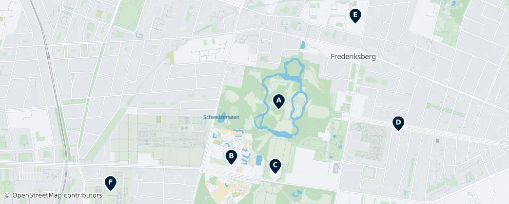 Map of Фредериксберг