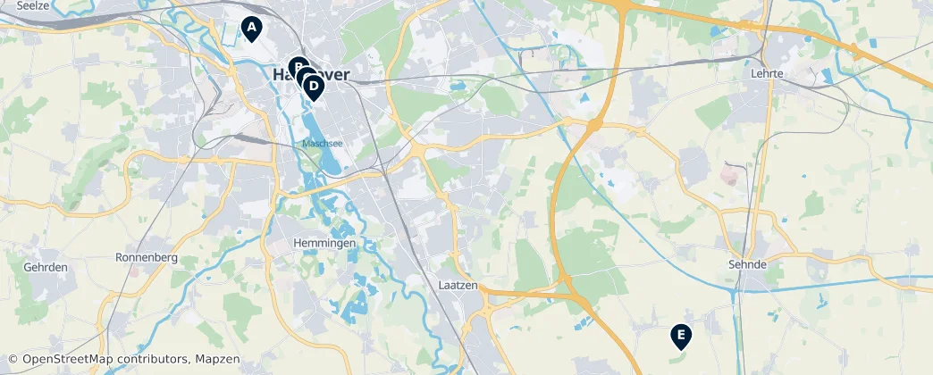 Map of Ганновер