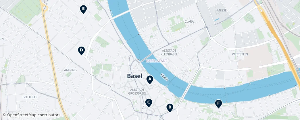 Map of Grossbasel
