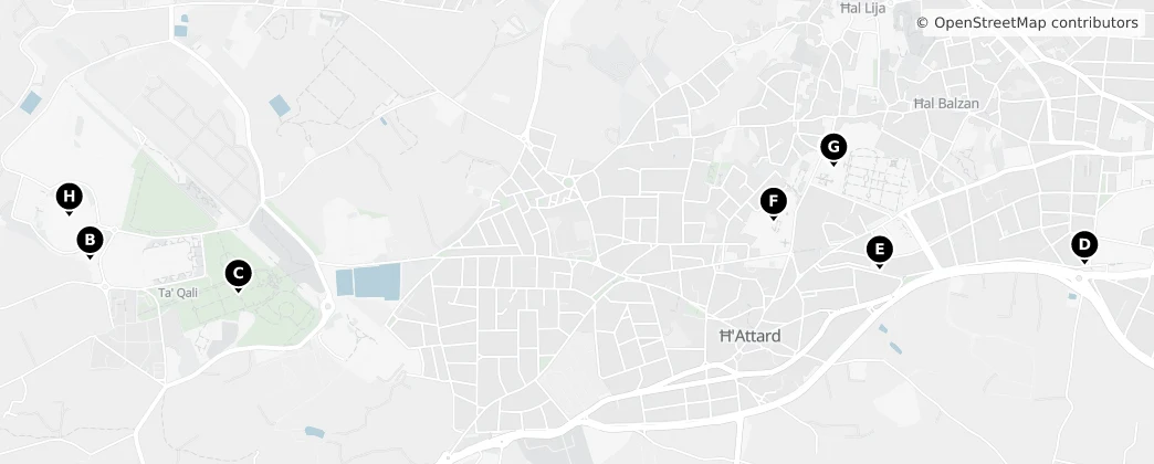Map of Attard