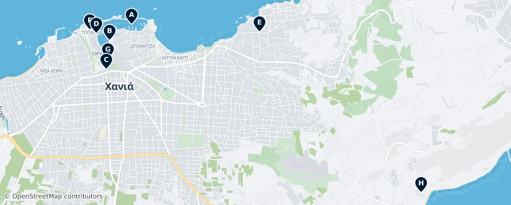 Map of Ханья