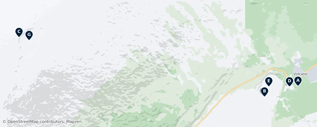 Map of Хавайи-Волкейнос