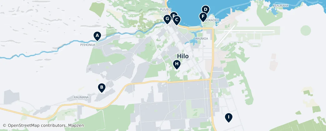 Map of Хило