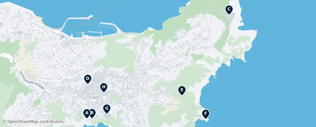 Map of Капри