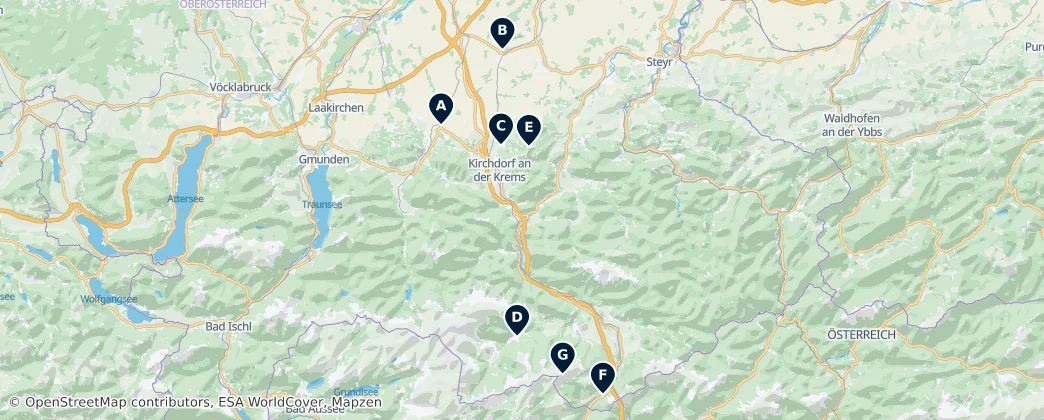 Map of Кирхдорф-ан-дер-Кремс