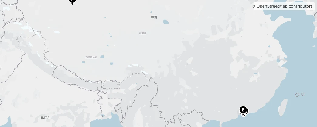 Map of Китайская Народная Республика