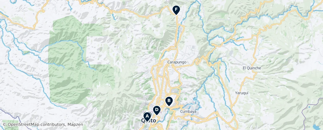 Map of Кито