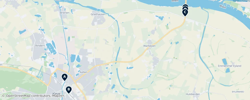 Map of Клеве