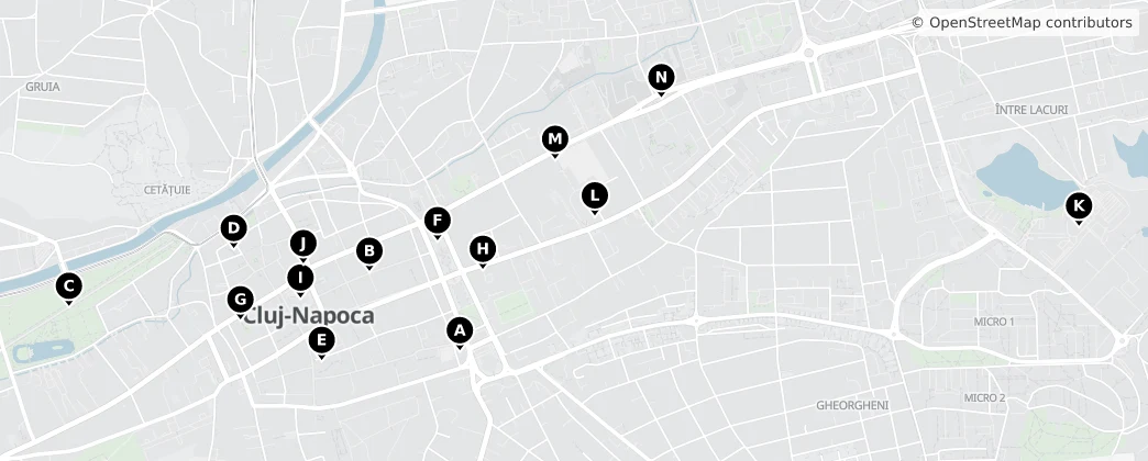 Map of Клуж-Напока
