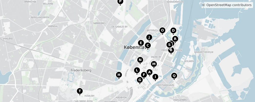 Map of Копенгаген