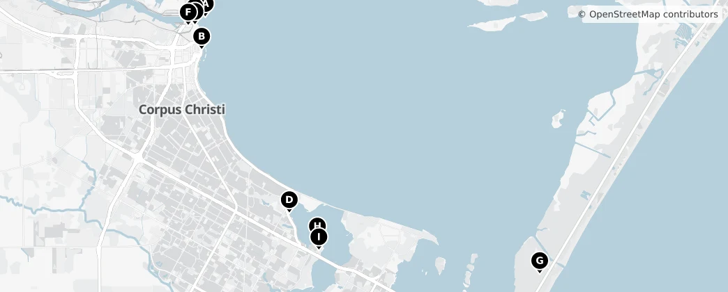 Map of Корпус-Кристи