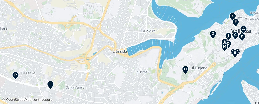 Map of Msida
