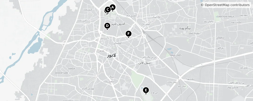 Map of Лахор