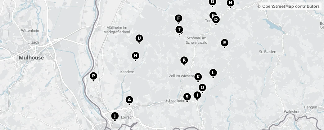 Map of Лёррах