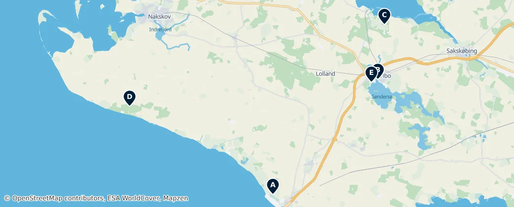 Map of Лолланн