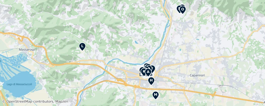 Map of Лукка