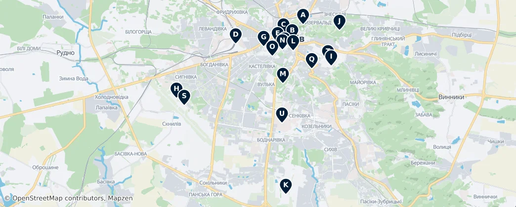 Map of Львов