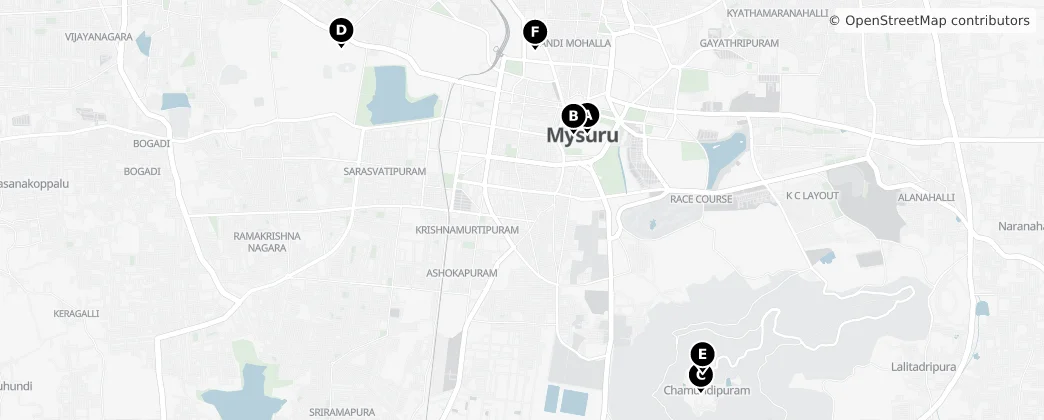 Map of Майсур