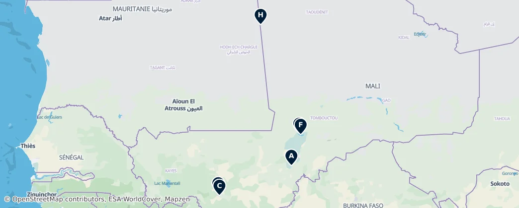 Map of Мали